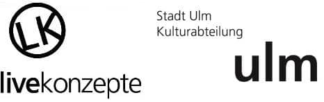 Logos von livekonzepte und Kulturabteilung Stadt Ulm